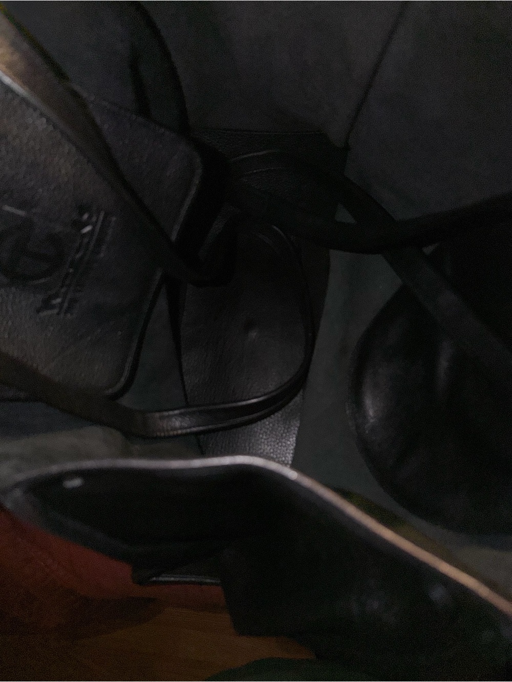 Telfar Black Large Leather Tote - Picture 9 of 16